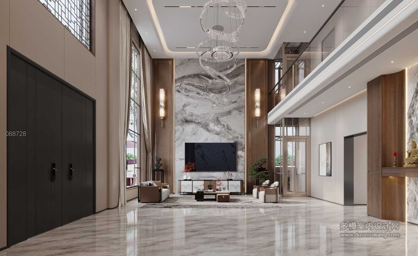 新中式电视背景特写