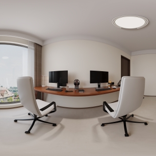 现代中古电竞房全景