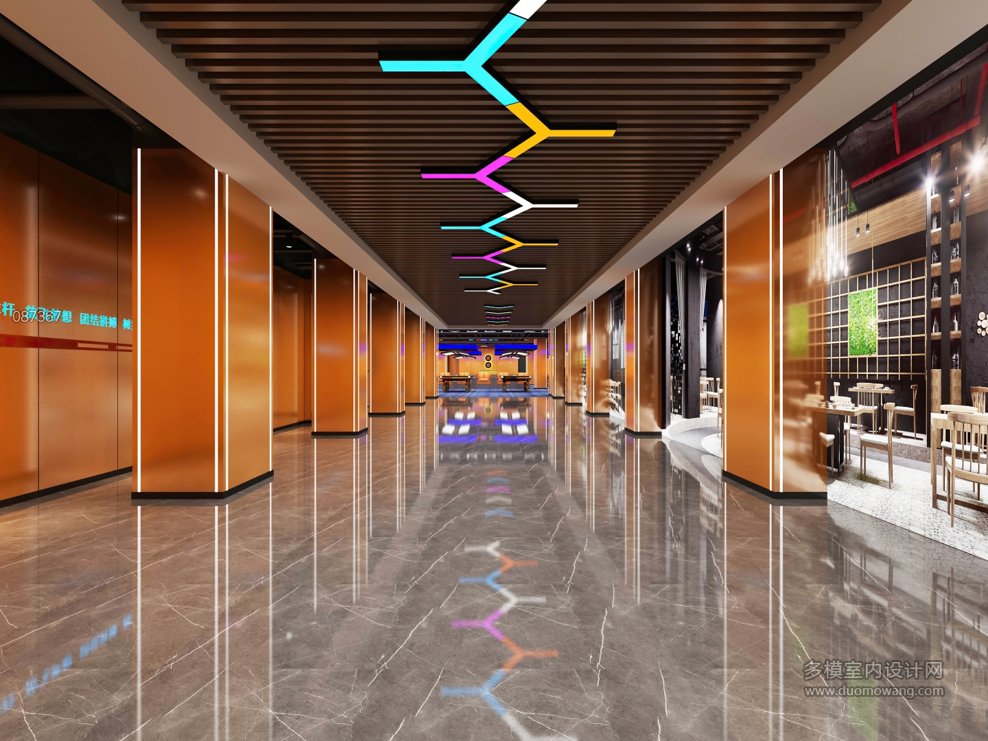 现代台球厅走廊静态 (1)