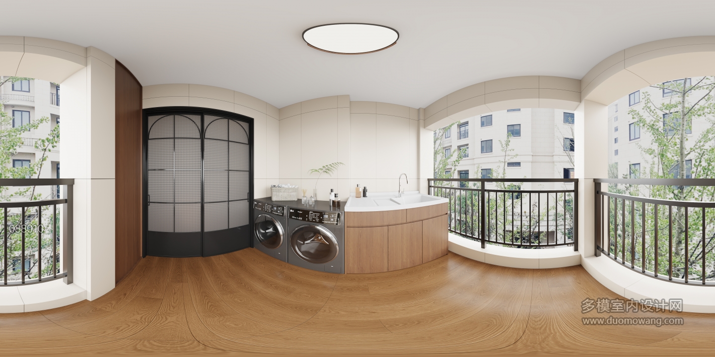 中古生活阳台全景