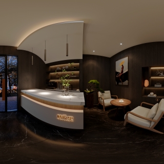 现代美容院全景