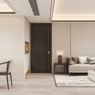 新中式沙发背景