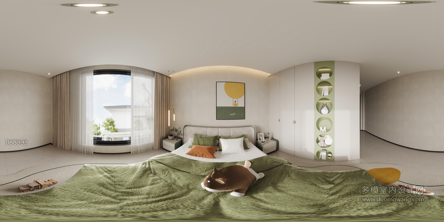 三楼儿童房全景