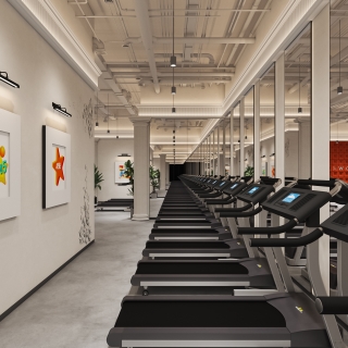 有氧健身区单张