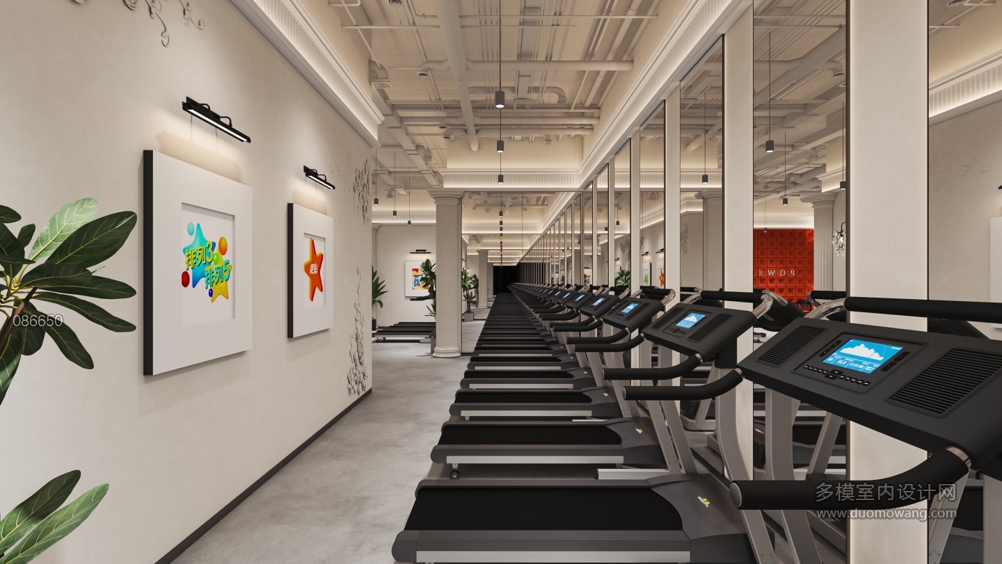 有氧健身区单张