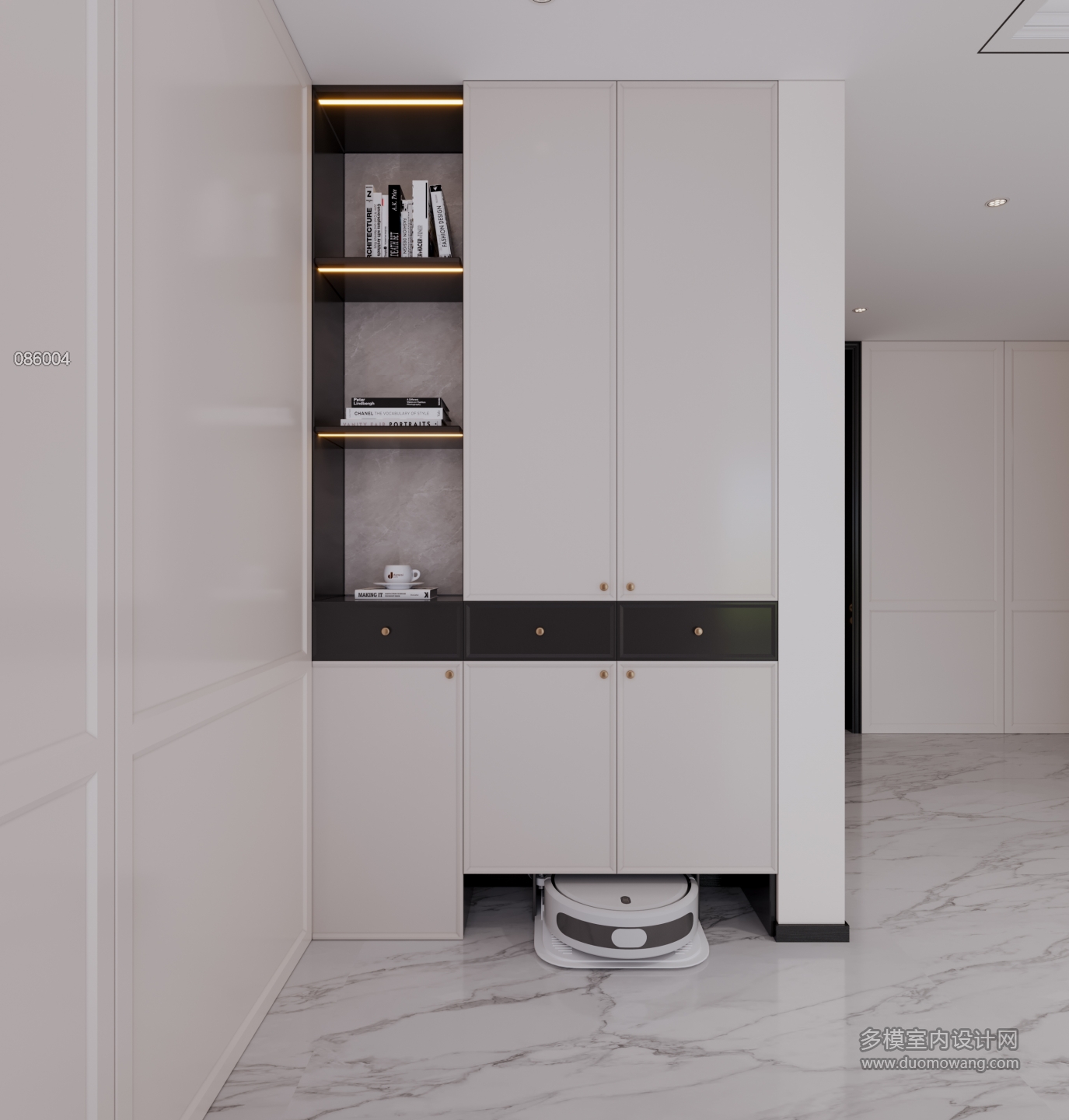 现代2楼走廊柜1