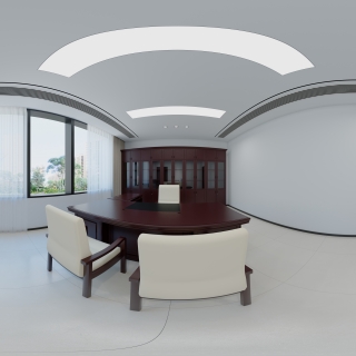 现代主任办公室全景