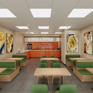 现代快餐店静态