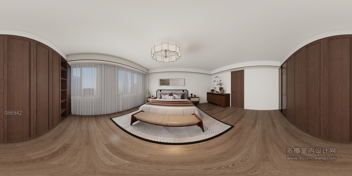 新中式二楼次卧