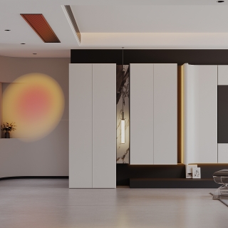 现代电视背景墙