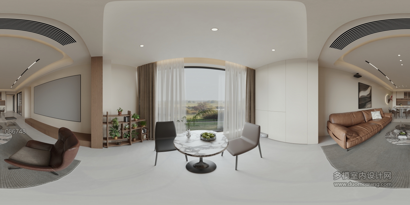 现代 意式 阳台 全景1