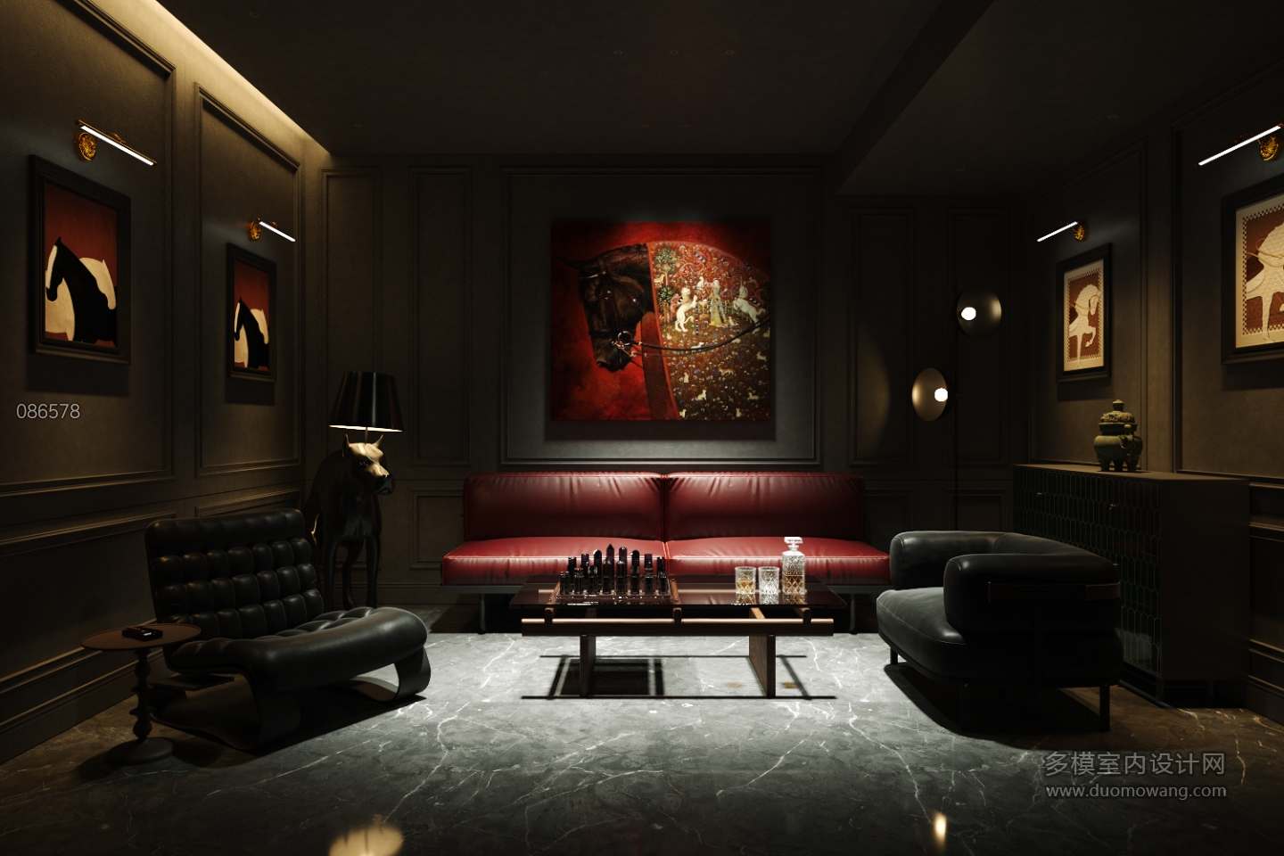 现代美式-二楼包间1