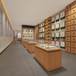 药材展示区