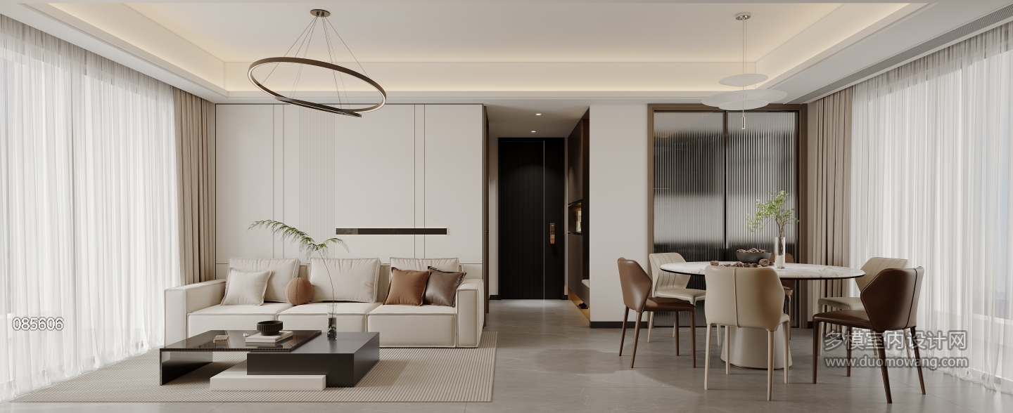 现代客厅沙发背景墙