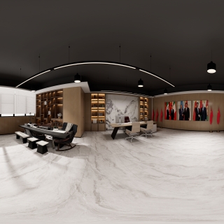 现代接待室全景