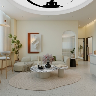 现代瑜伽休息区