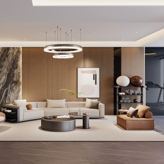 现代办公室特写