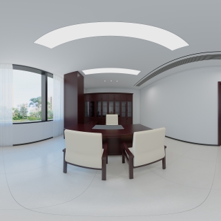 现代副主任办公室全景