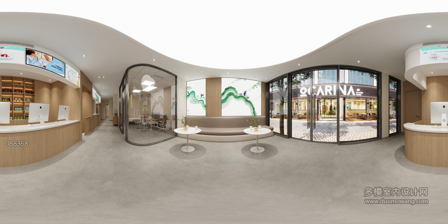 社区医院一楼全景