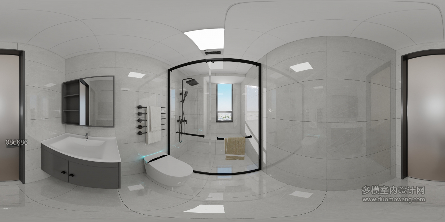 现代意式卫生间 (2)