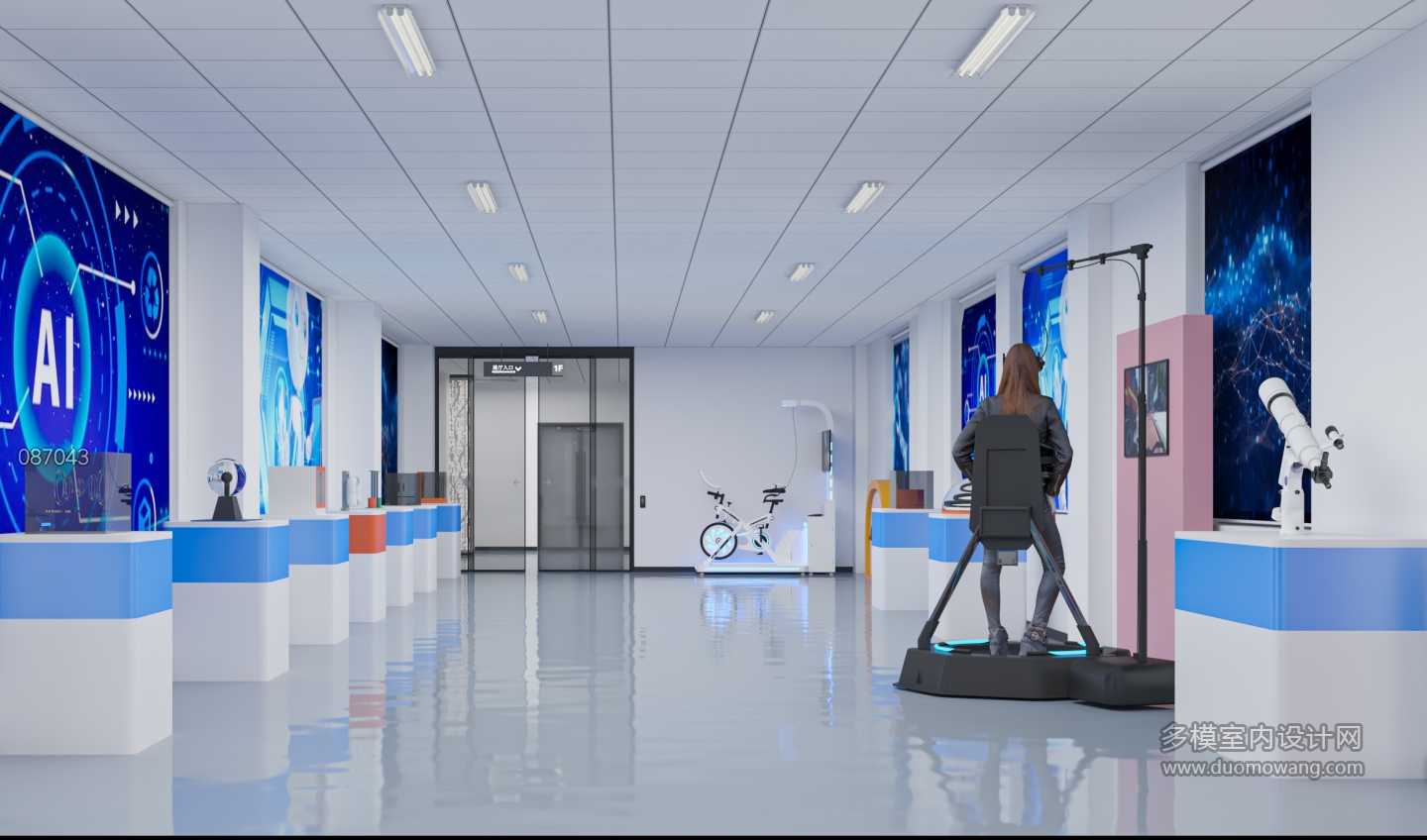 现代展厅1单张1