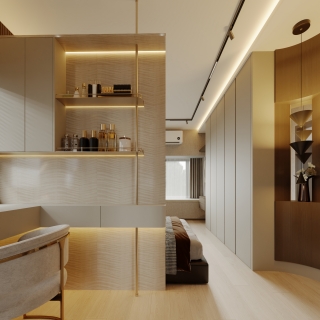 现代主人房静态2