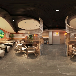 现代餐厅用餐区 (1)