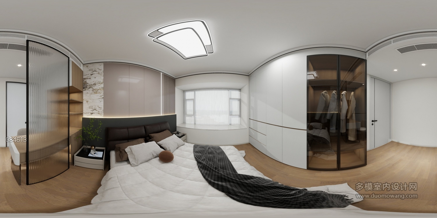 现代简约主卧