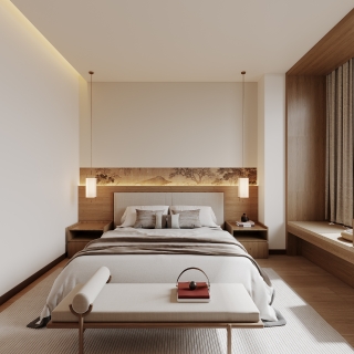 新中式三号公寓次卧