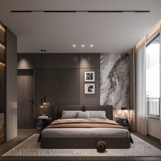 现代 主卧 1
