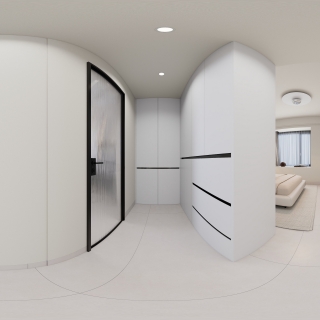 现代简约衣帽间