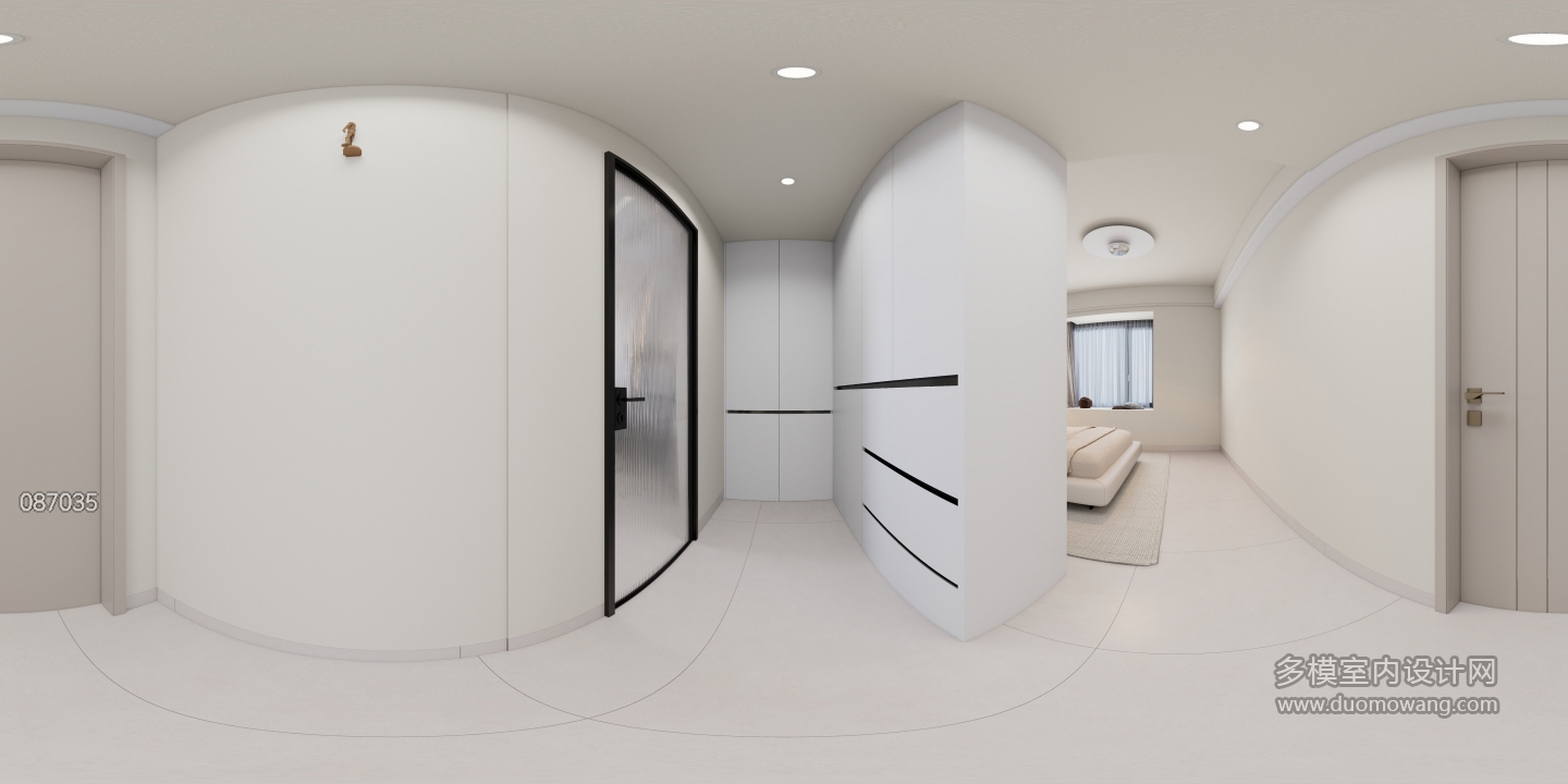 现代简约衣帽间