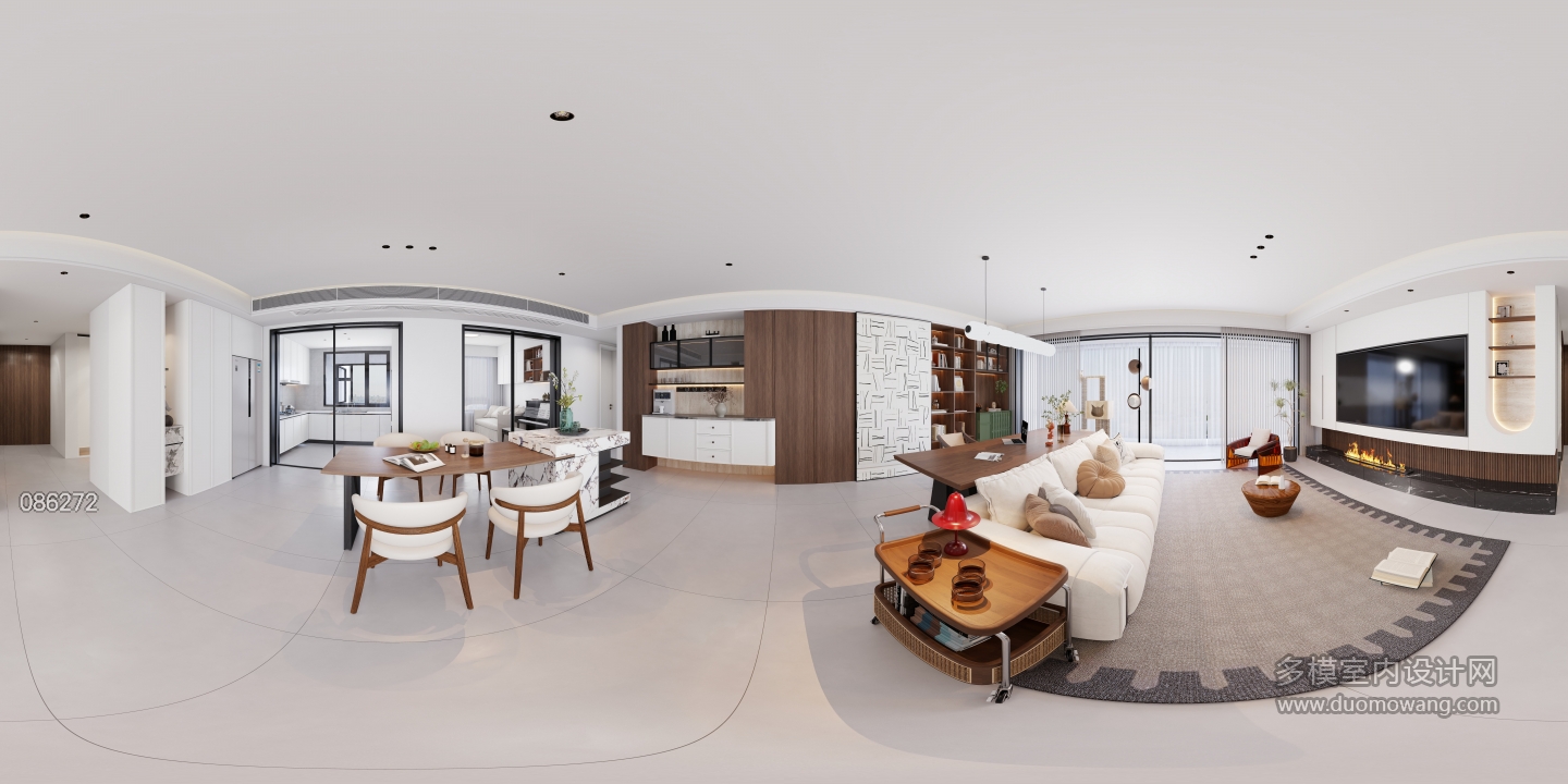 现代奶油客餐厅