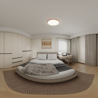 现代简约3F卧室2