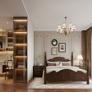 美式主卧特写