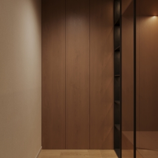 现代男孩房衣帽间