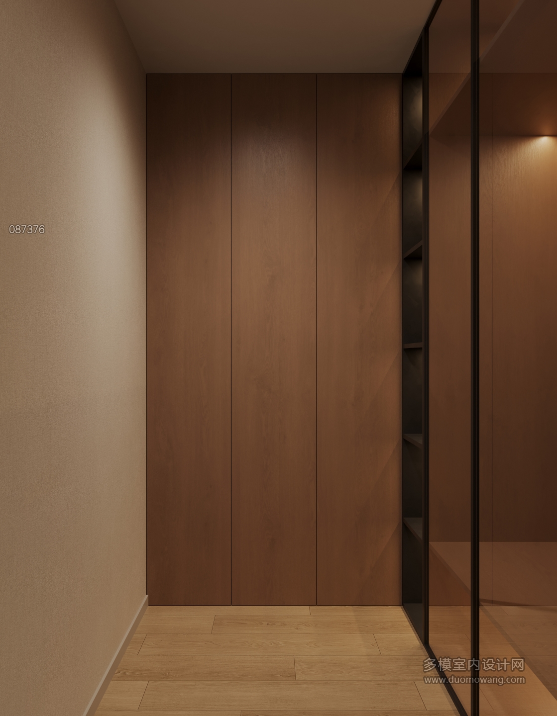 现代男孩房衣帽间