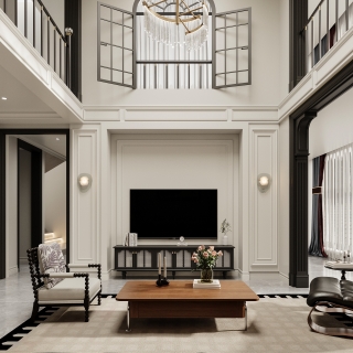 美式客厅
