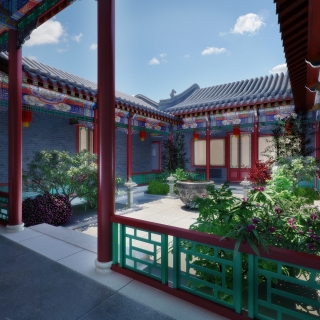 别墅庭院一套-2
