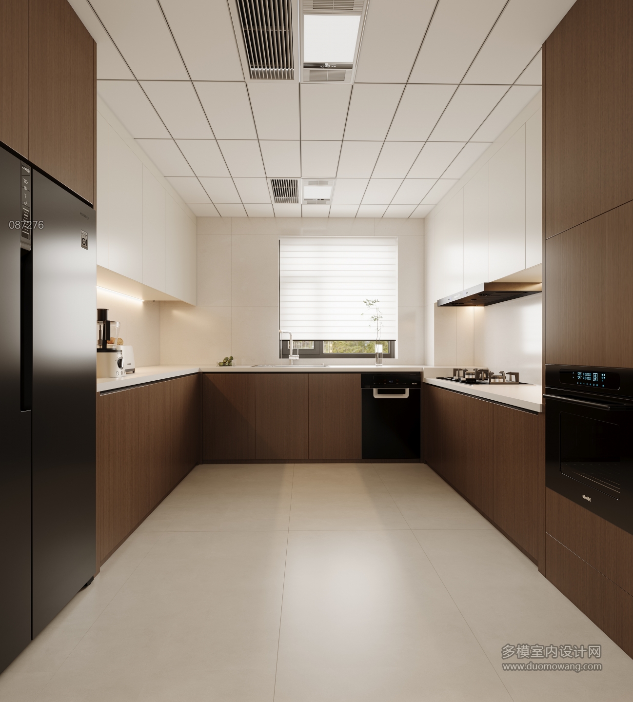 现代中古厨房单张