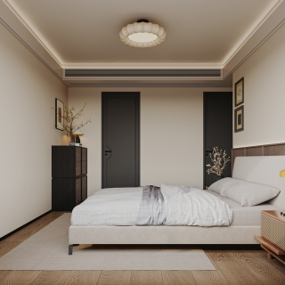 中古风卧室特写