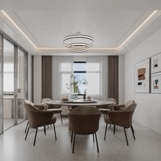 现代一层餐厅
