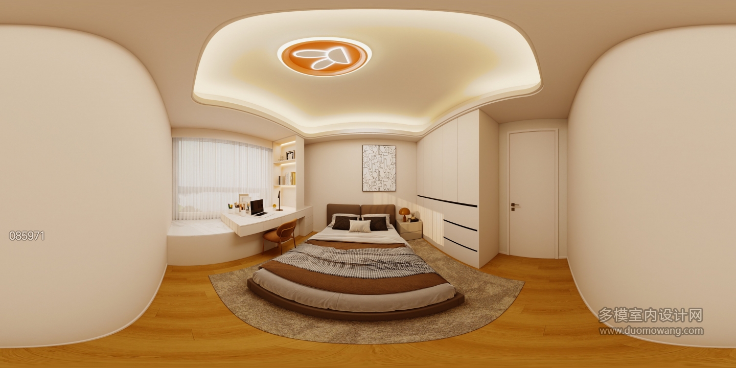 原木奶油风次卧2