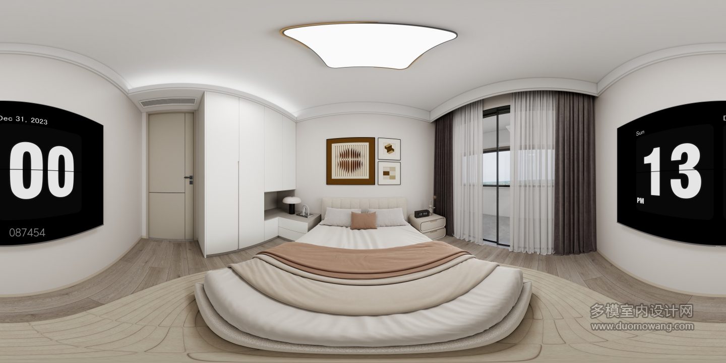 现代简约女孩房