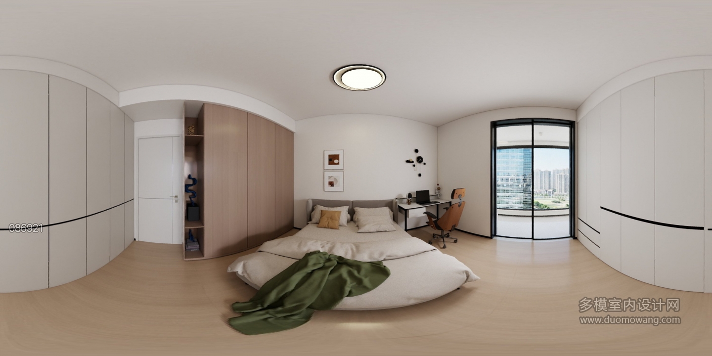 现代卧室二