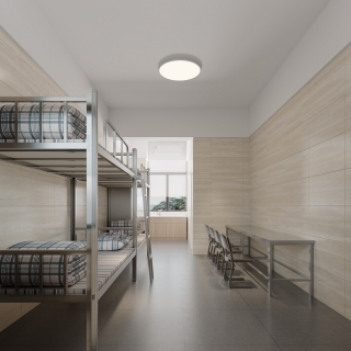 现代办公宿舍楼四人宿舍特写