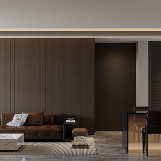 现代沙发背景墙