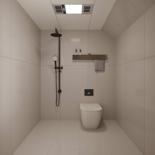 现代楼梯卫生间