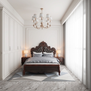 美式主卧室单张