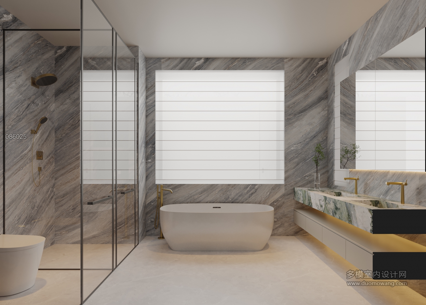 2楼主卧室卫生间静态